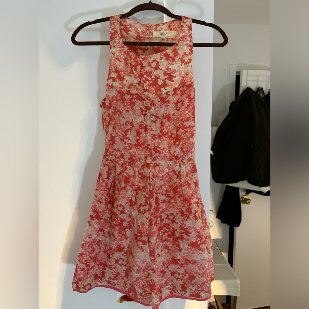Vanessa Bruno pink sundress with back cutout